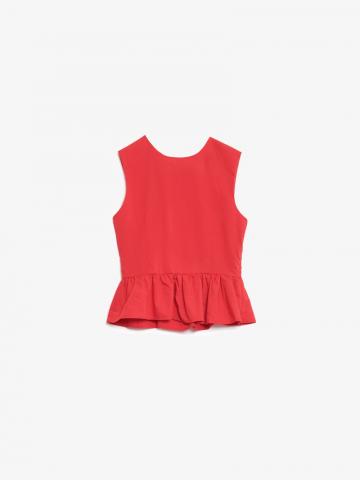 Блузка без рукавов