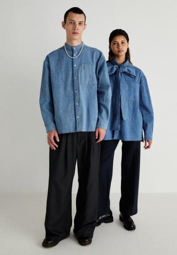 Джинсовая блузка