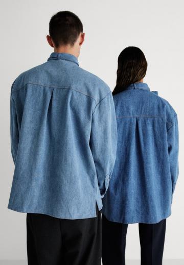 Джинсовая блузка