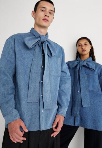 Джинсовая блузка