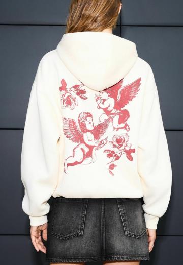 Пуловер с капюшоном