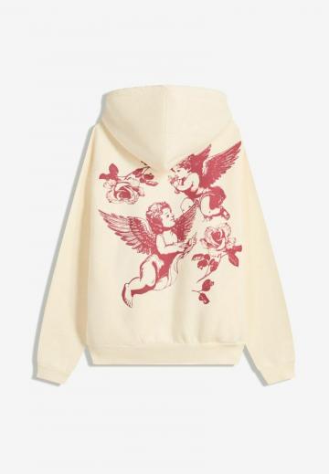 Пуловер с капюшоном