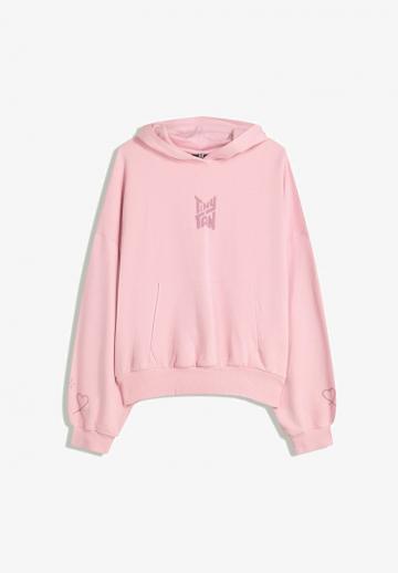 Пуловер с капюшоном