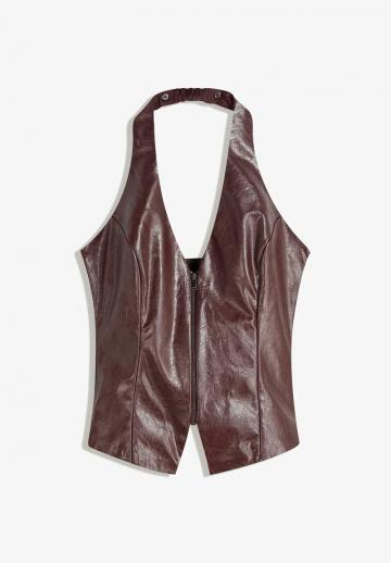 Блузка без рукавов