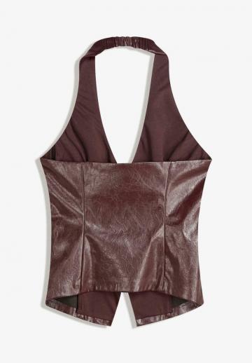 Блузка без рукавов