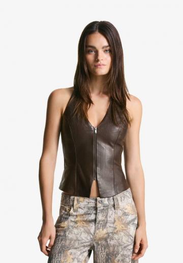 Блузка без рукавов