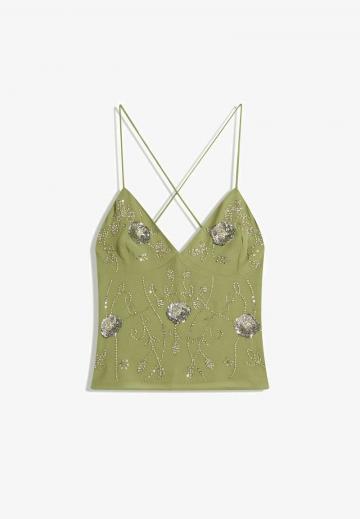 Топ на бретельках