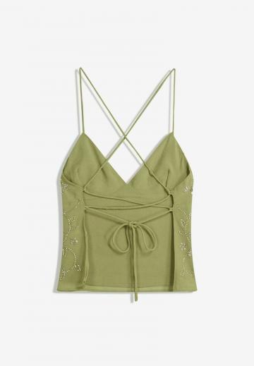 Топ на бретельках