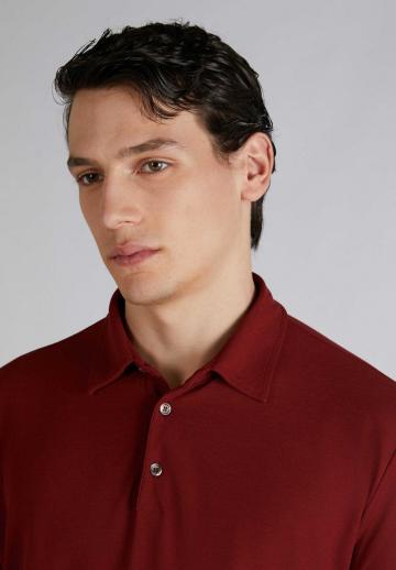 Поло с длинным рукавом