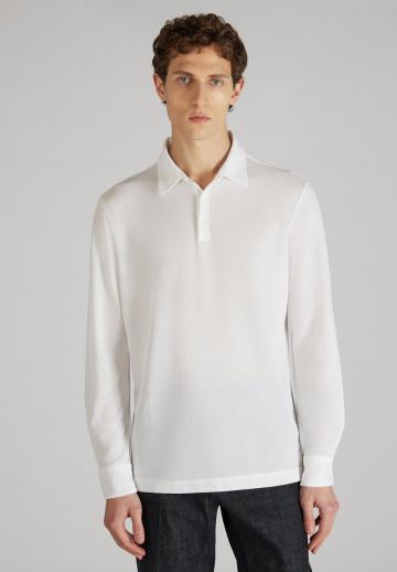 Поло с длинным рукавом