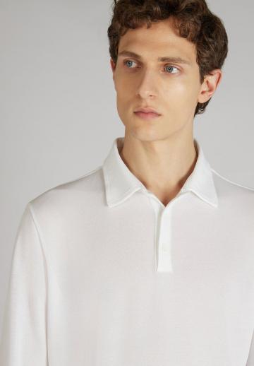 Поло с длинным рукавом