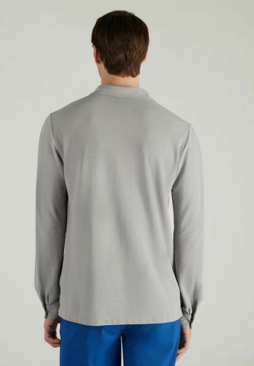 Поло с длинным рукавом