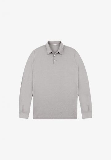 Поло с длинным рукавом