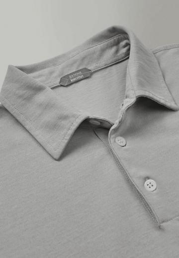 Поло с длинным рукавом