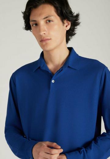 Поло с длинным рукавом