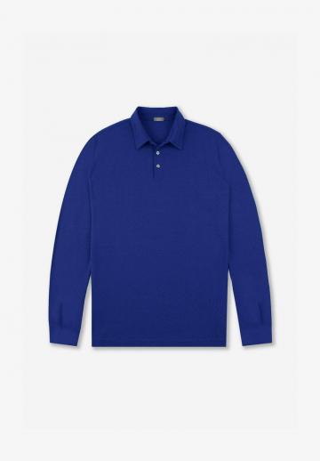 Поло с длинным рукавом