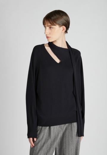 Длинный пуловер