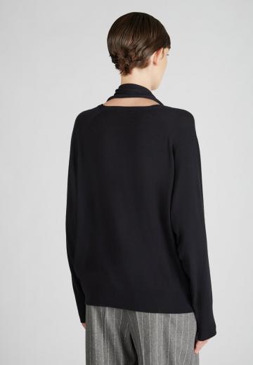 Длинный пуловер