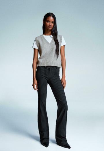 Пуловер с коротким рукавом