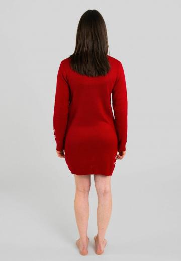 Вязаное платье