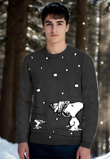 Длинный пуловер