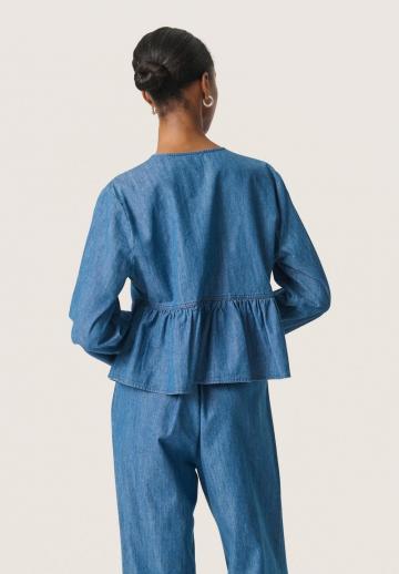 Джинсовая блузка