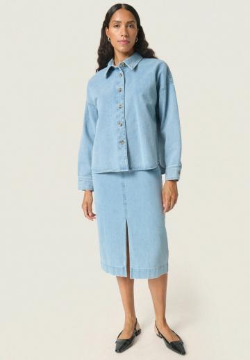 Джинсовая блузка