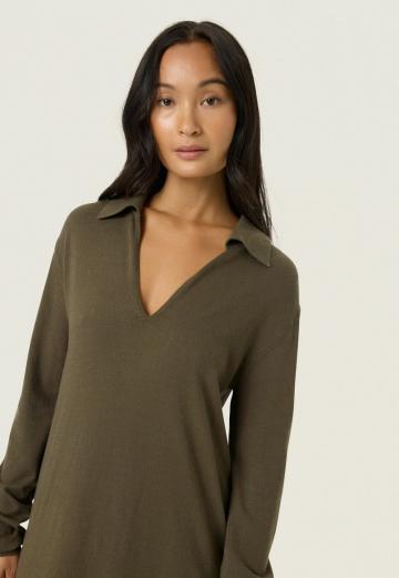 Вязаное платье