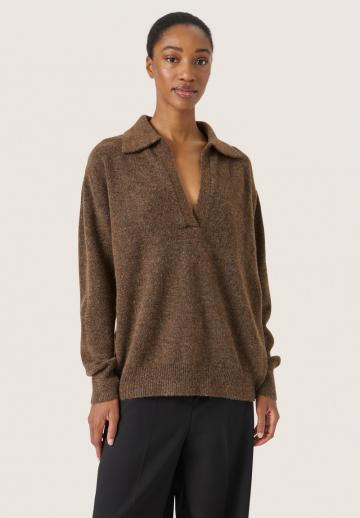 Длинный пуловер