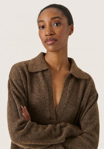 Длинный пуловер