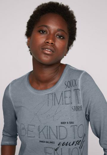 Майка с рукавом три четверти