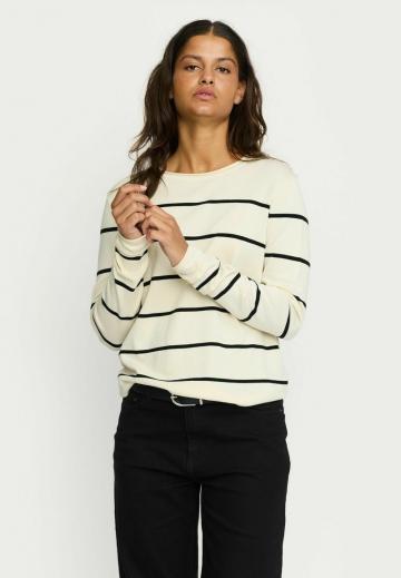 Пуловер в полоску