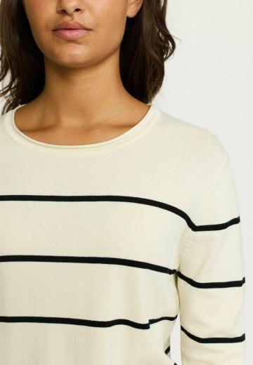 Пуловер в полоску
