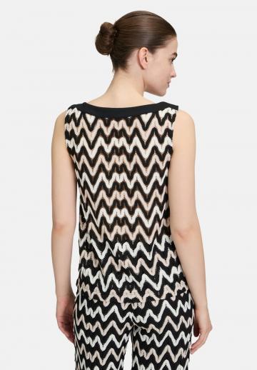 Пуловер без рукавов