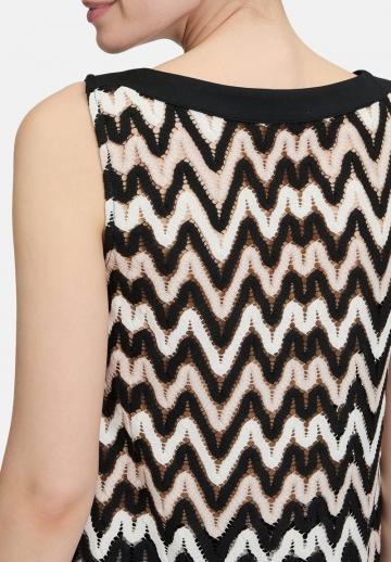 Пуловер без рукавов