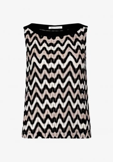 Пуловер без рукавов