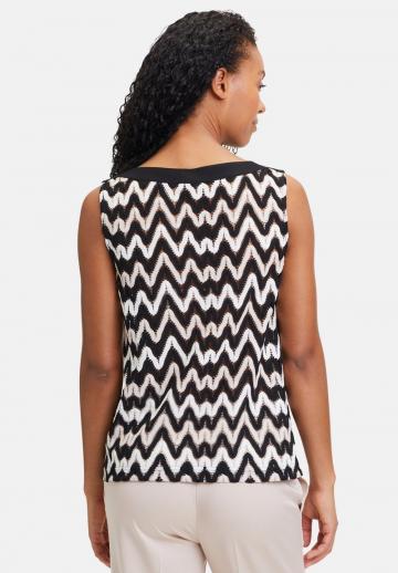 Пуловер без рукавов