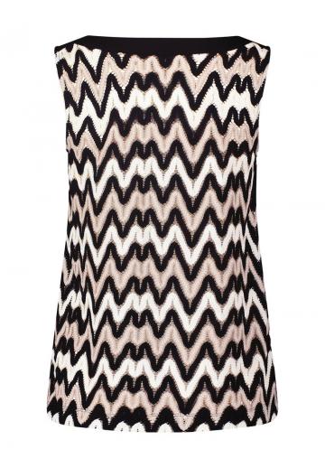 Пуловер без рукавов