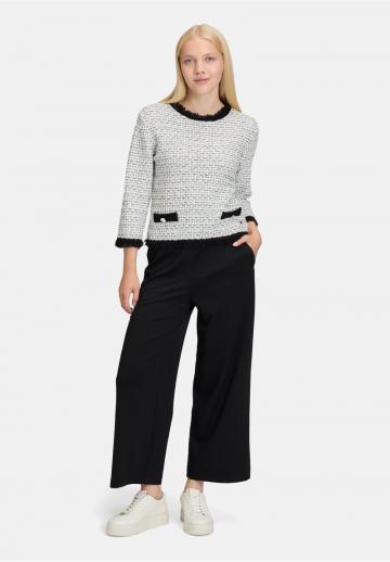 Пуловер с рукавом три четверти