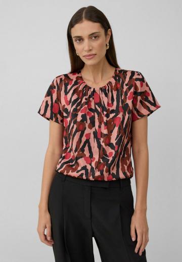 Атласная блузка