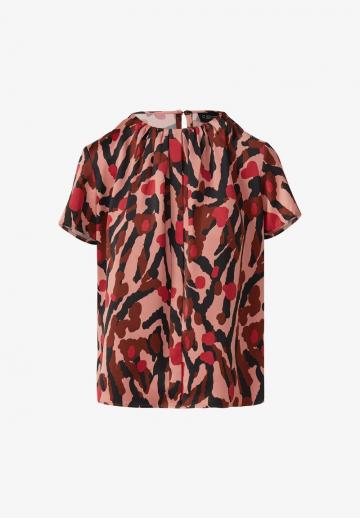 Атласная блузка