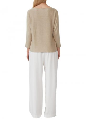 Пуловер с рукавом три четверти