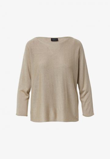 Пуловер с рукавом три четверти