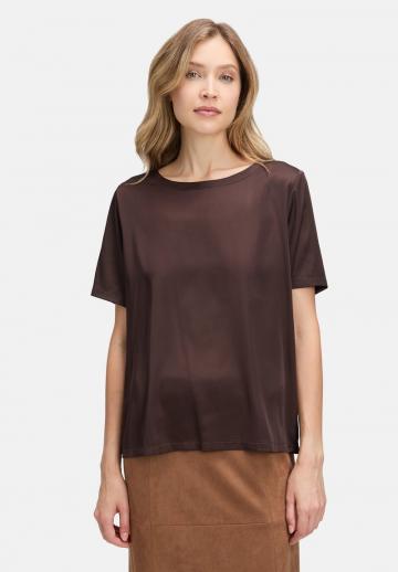 Атласная блузка