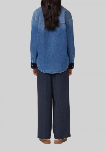 Джинсовая блузка