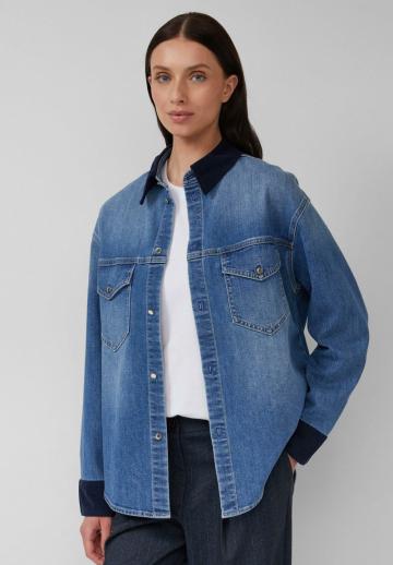 Джинсовая блузка