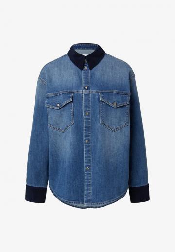 Джинсовая блузка