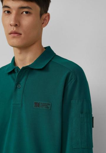 Поло с длинным рукавом