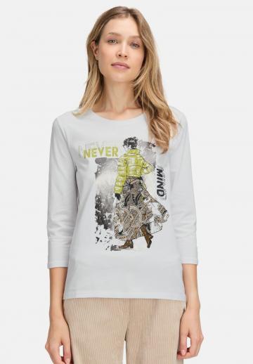 Майка с рукавом три четверти