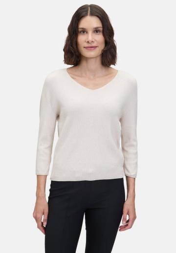 Пуловер с рукавом три четверти